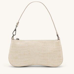 JW Pei Eva Shoulder Bag Ivory Croc